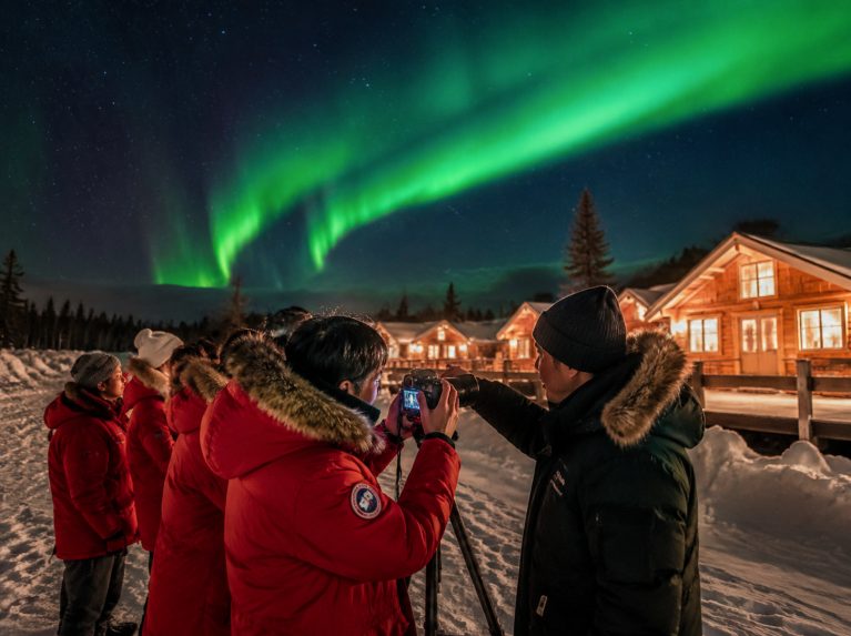鞍山Aurora Lodge极光营地体验